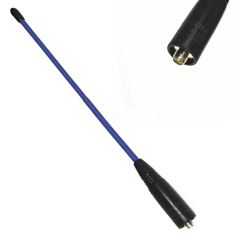 Новая синяя двухсегментная мягкая антенна 144/430 sma f для baofeng UV5R UV82 UV6 UV8 BF888S