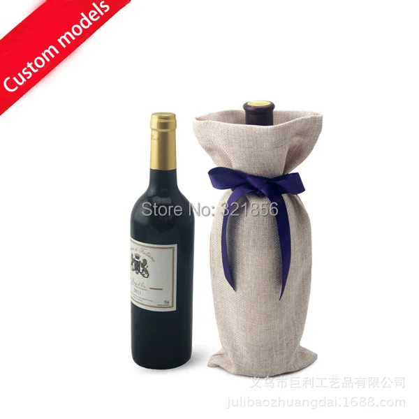 1000pcs Lot The Jute Wine Bottle Bags Champagne Wrap Wedding 1000pcs Lot The Jute Wine Bottle Bags Champagne Wrap Wedding Party Gift Bag Ng