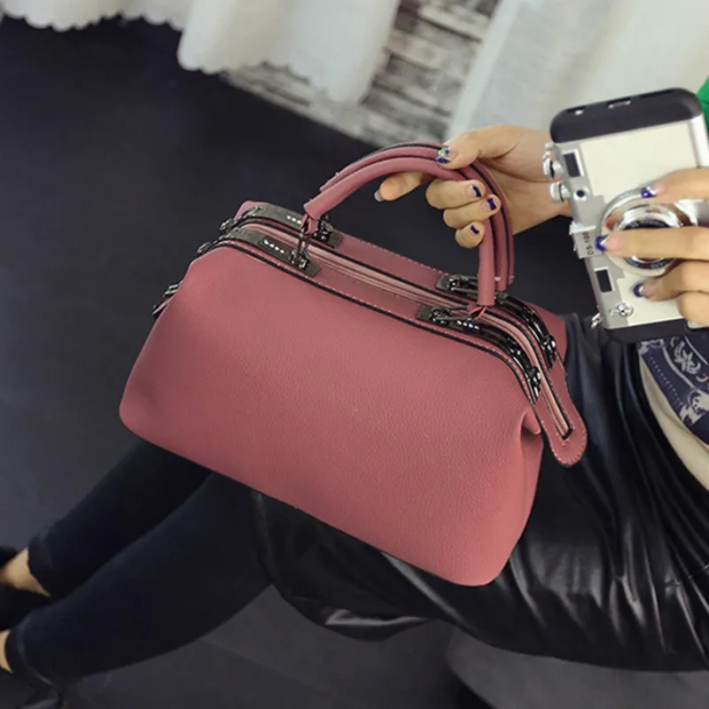 

2018 Women Fashion casual Boston handbags women evening clutch messenger bag ladies party famous brand shoulder crossbody bags