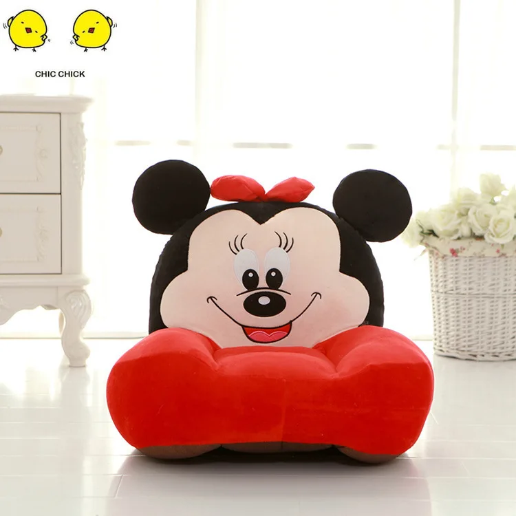 

Removable Baby Chair Support Seat Plush Soft Baby Sofa Cartoon Infant Learning To Sit Chair Keep Sitting Posture Comfortable
