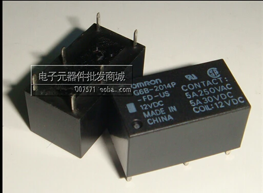 Горячая новинка G6B 2014P FD US 12VDC DC12V 5A OMRON DIP6|Реле| |
