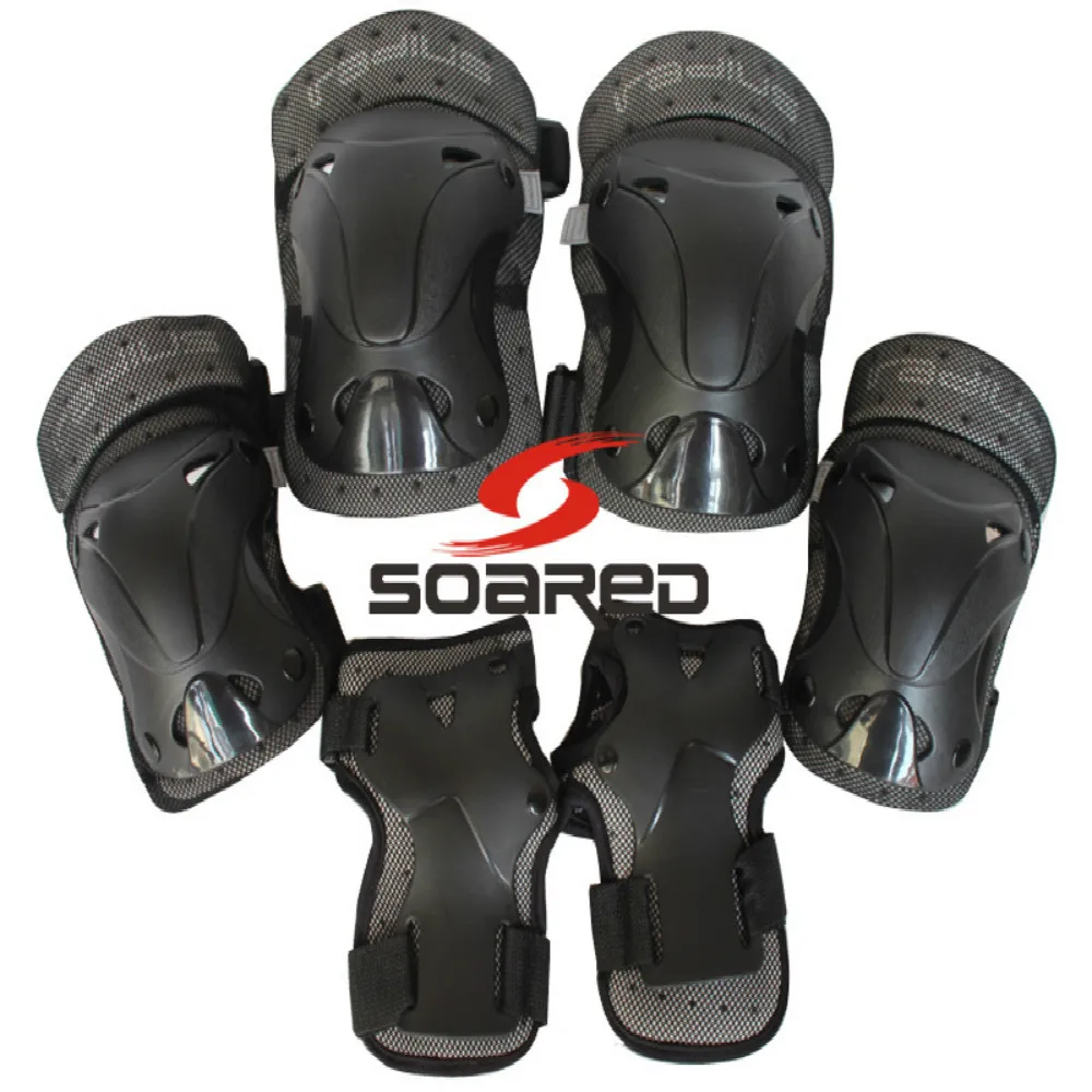 Professional 6 Pieces/set Unisex Sport Safety Skateboard Skating Skiing Roller Protection Gear Elbow Knee Pads Wrist Guard