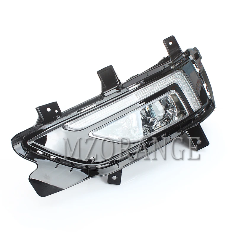 Best For Hyundai Tucson 2019 2pcs LED DRL Fog Lamps led fog lights cover day light daylight headlights LED Daytime Running Lights 2