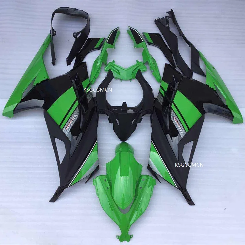 Горячая Распродажа, подходит для Kawasaki Ninja 300R 2013- EX300 13 14 15 EX 300 зеленая черная антиблокировочная система, мотоциклетные Обтекатели(литье под давлением