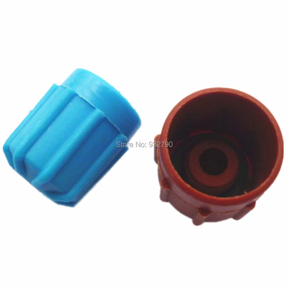 4Pcs R134a Car AC A//C Valve Cap Refrigerant Valve High//Low Voltage Dust Cover