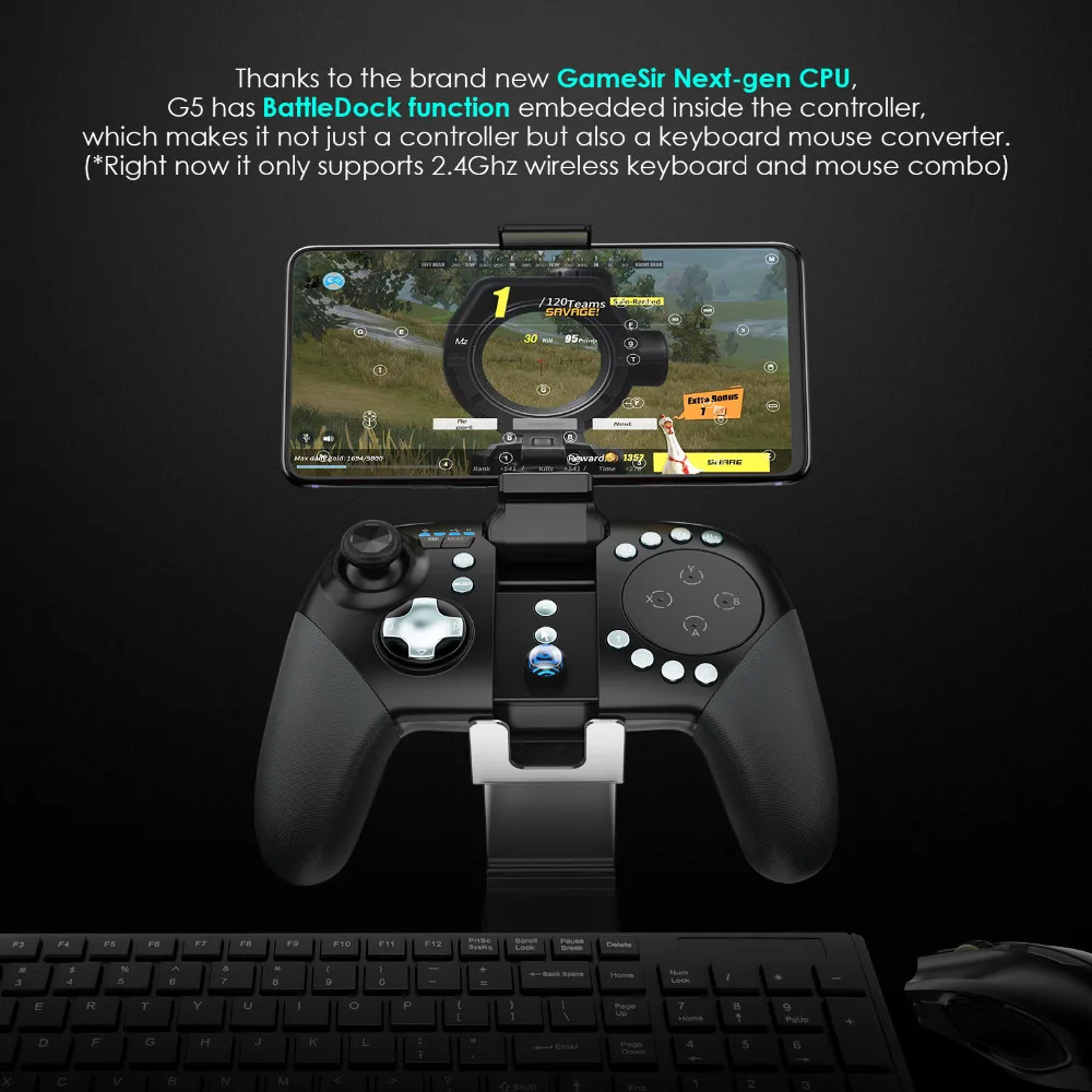  GameSir G5 with Trackpad and 32 Buttons Gamepad Moba/FPS/PUBG/RoS Bluetooth Wireless Game Controlle
