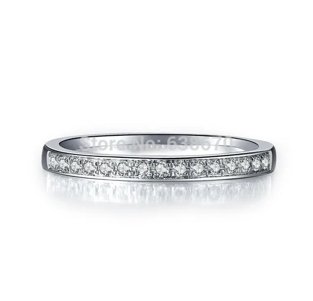

Diamond Band Bridal Set Luxury Quality Micro Pave Top Quality Silver Diamond Engagement Rings For Women Fine Jewelry