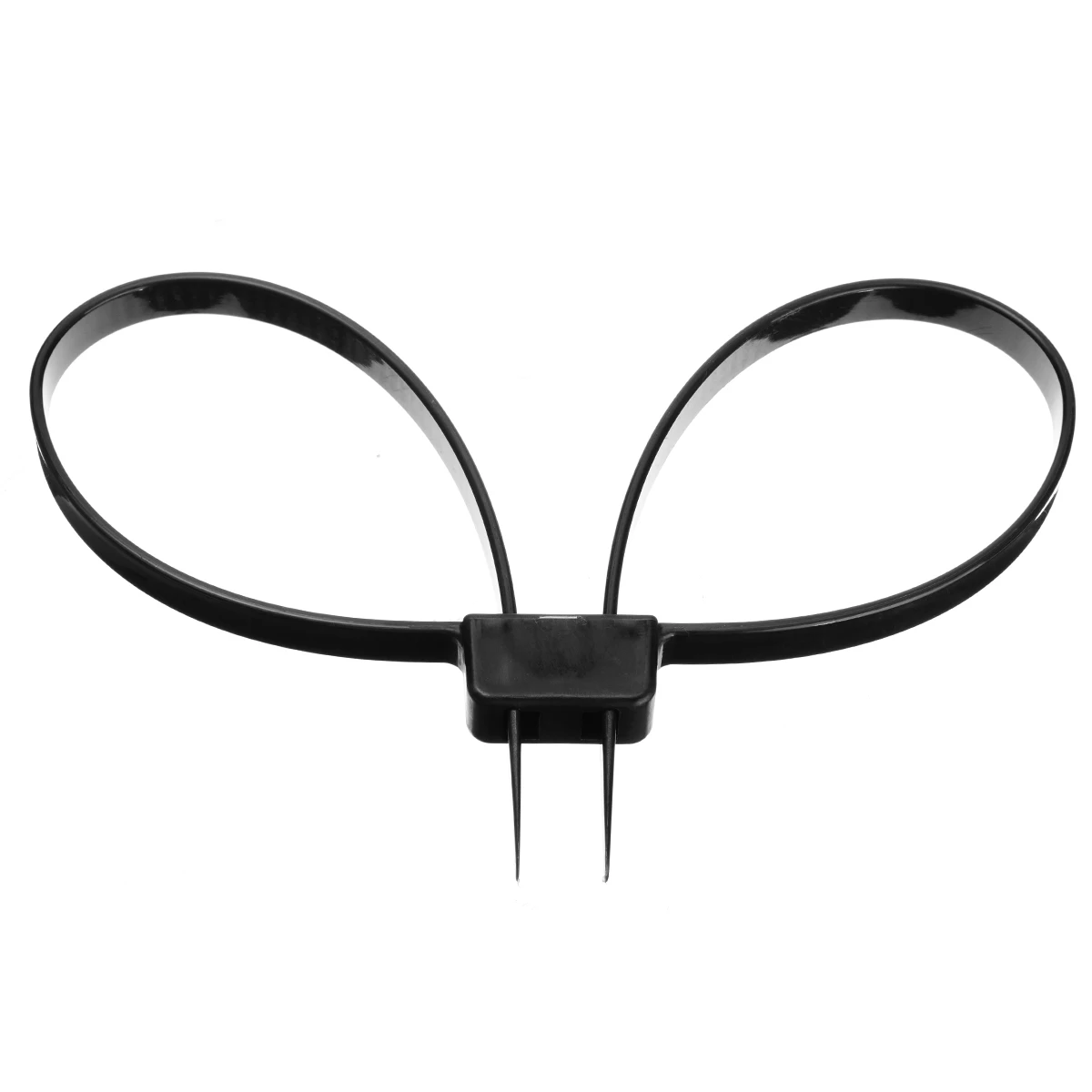 10pcs/Lot 12mmx700mm Plastic Double Flex Cuff Disposable Restraint Zip