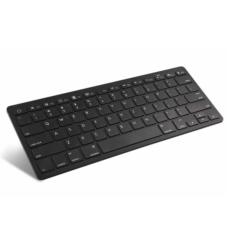 

Ultra-slim Wireless Keyboard Bluetooth 3.0 for Apple iPad/iPhone Series/MacBook/Samsung Phones/PC Computer QF66