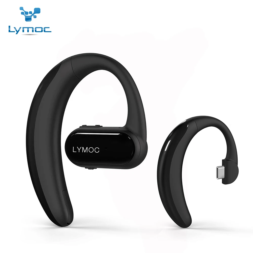 Original LYMOC Bluetooth Earphones Wireless Earbuds Headsets Type C Voice Control Stereo Bluetooth Headphones for iPhone Android
