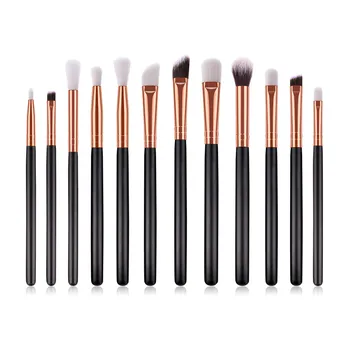 

12pcs/set Beauty Makeup Brushes Set Kit Synthetic Hair Eyeshadow Foundation Powder Eyeliner Eyebrow Blending Blush Makeup Tool