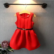 [Bosudhsou] Танк Платье для маленьких девочек Летнее платье для девочек модная детская одежда платье без рукавов Vestidos infantis детская Костюмы 927