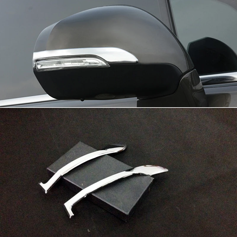 ABS Хромированная боковая крышка зеркала заднего вида отделка 2 шт для peugeot 3008 2013