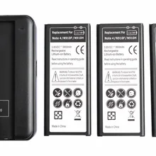 3 шт. 3800 мА/ч, EB-BN910BBE Замена Батарея+ Зарядное устройство для samsung Galaxy Note 4 Характеристическая вязкость полимера SM-N910 N910F N910 N910H N910S