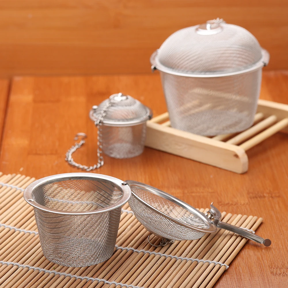 Stainless Steel Soup and Spice Colander Strainer Basket - 3 Sizes