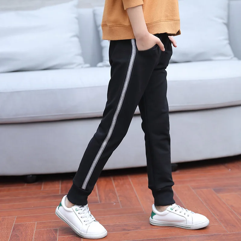 

Sports Pants For Girls 5 6 78 9 10 11 12 13 Years Spring 2018 New Casual Trousers Full Length Elastic Waist Loose Pant Clothes