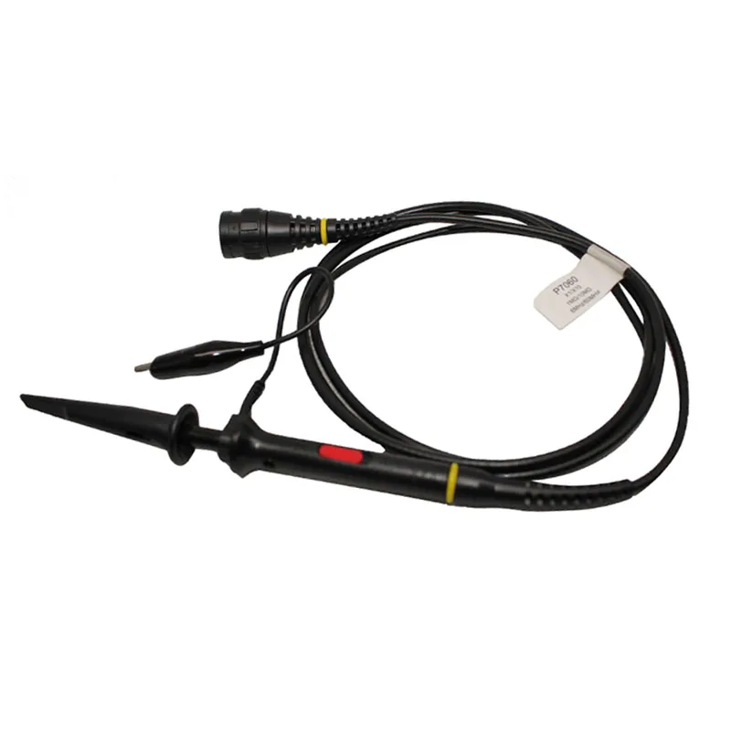 

P7060 Oscilloscope Probe 600VDC+ AC Vp-p 10:1 60MHz Alligator Clip Test Probe Accessories