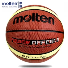 New High Quality Basketball Molten GW Official Scale Competition Outdoor Training Inflatable Basketball Free Ball Needle + Mesh