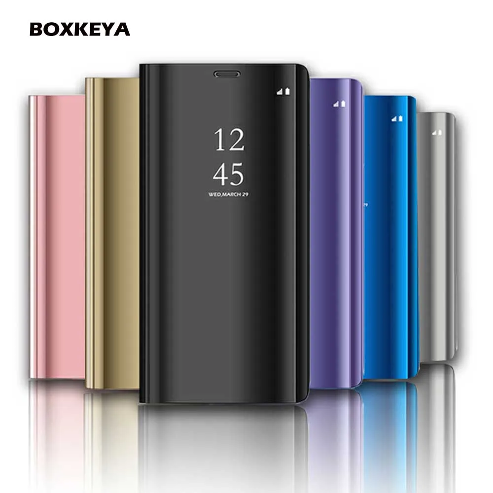 

For Sony Xperia 1 CasesClear Smart View Mirror Flip Cover For Sony Xperia XZ4 XZ 4 Leather Flip Mobile Phone Fundas Coque