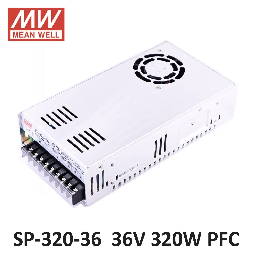 

MEAN WELL SP-320-36 switch power supply 36 volt 8.8A 317W PFC function 85-264VAC input meanwell power supply 36VDC led driver