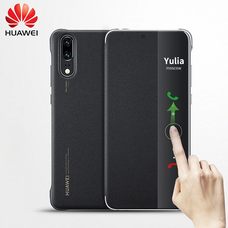 Huawei P20 Pro Original Flip Cover View | Smart Cover Case Huawei P20pro - Mobile Phone Cases & Covers - Aliexpress