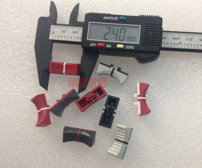 18pcs Straight Slide Potentiometer Fader Knob Plastic Cap For Yamaha