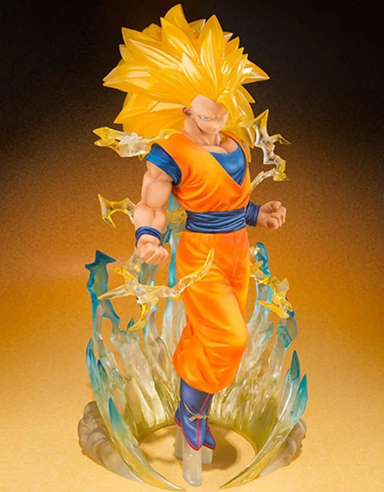 Новое поступление Dragon Ball Z Tamashii nairs Zero Super Saiyan 3 Son Goku Фигурка Гоку в действии 7
