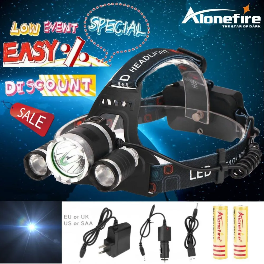 AloneFire HP83 High power CREE led headlamps XM L T6 XPE headlight