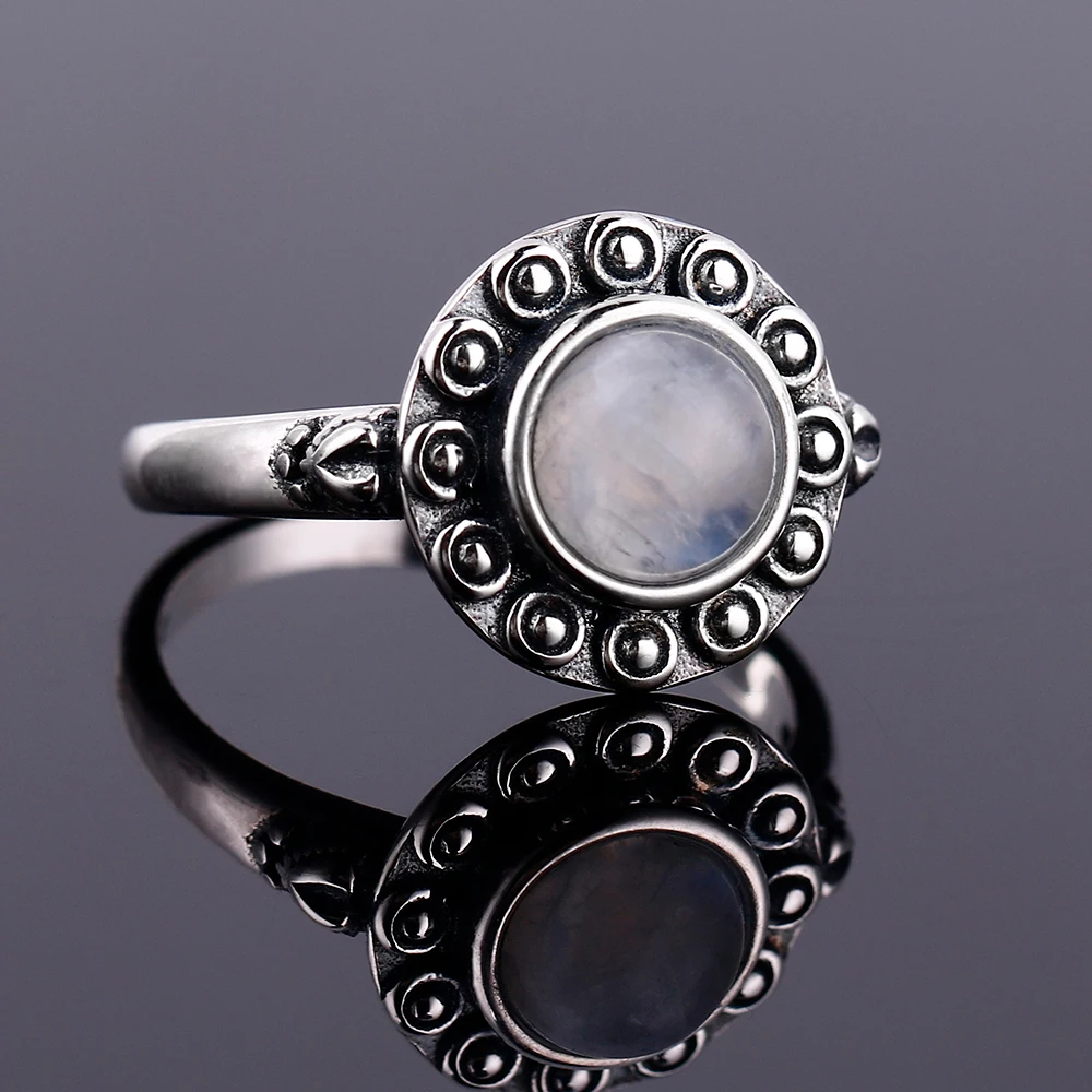 Nasiya, дизайн, кольцо с натуральным радужным лунным камнем, 925 пробы, серебряные кольца для женщин, ювелирные изделия с драгоценным камнем, подарки