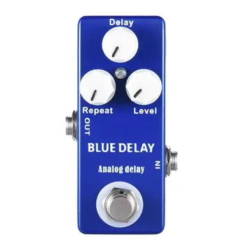 New Mosky Deep Blue Delay Mini Guitar Effect Pedal True Bypass