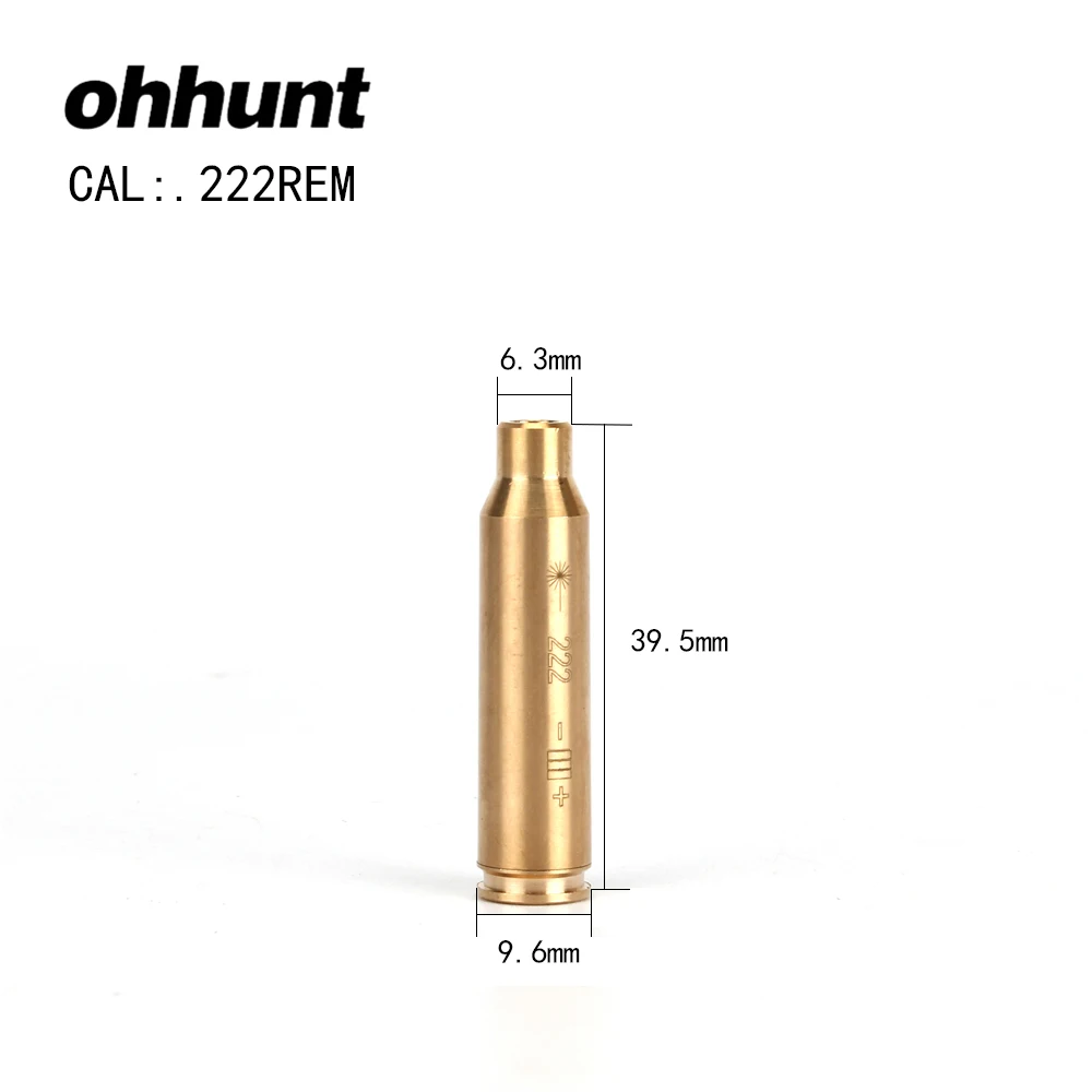 

ohhunt CAL.222 Cartridge Red Laser Bore Sighter Boresighter Sighting Sight Boresight Colimador For Hunting Rifle