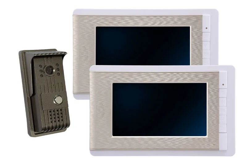 

7 Inch Screen   Wired Video Door Phone With TWO MONITOR