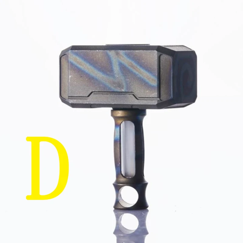 DICORIA Thor hammer, титановый материал, швейцарский Тритий, трахрал, подвеска, массивное ожерелье, рок ювелирные аксессуары в стиле панк, молотки - Цвет: D