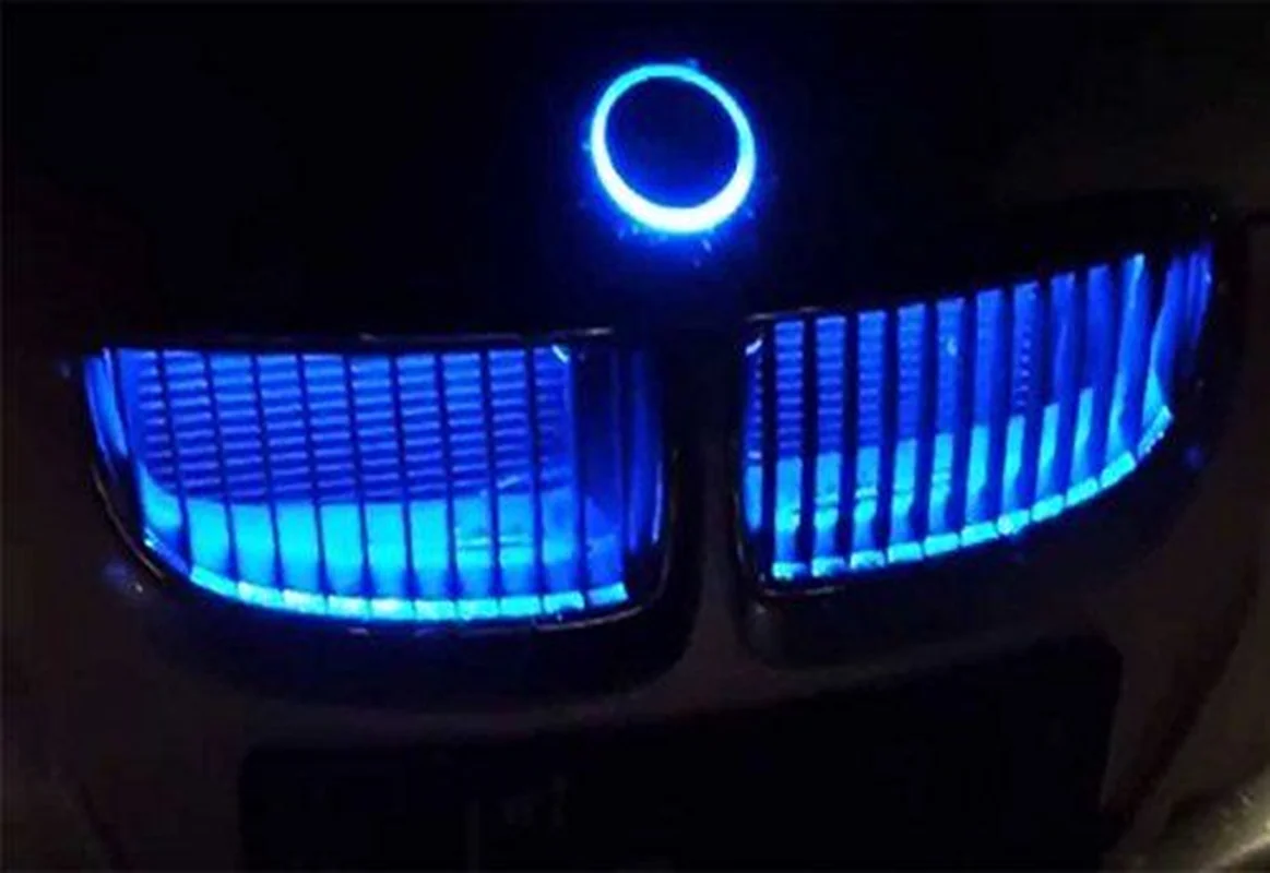 82 мм синий эмблема светодиодное фоновое освещение для E39 E46 3 5 7 серия X3 X5 X6