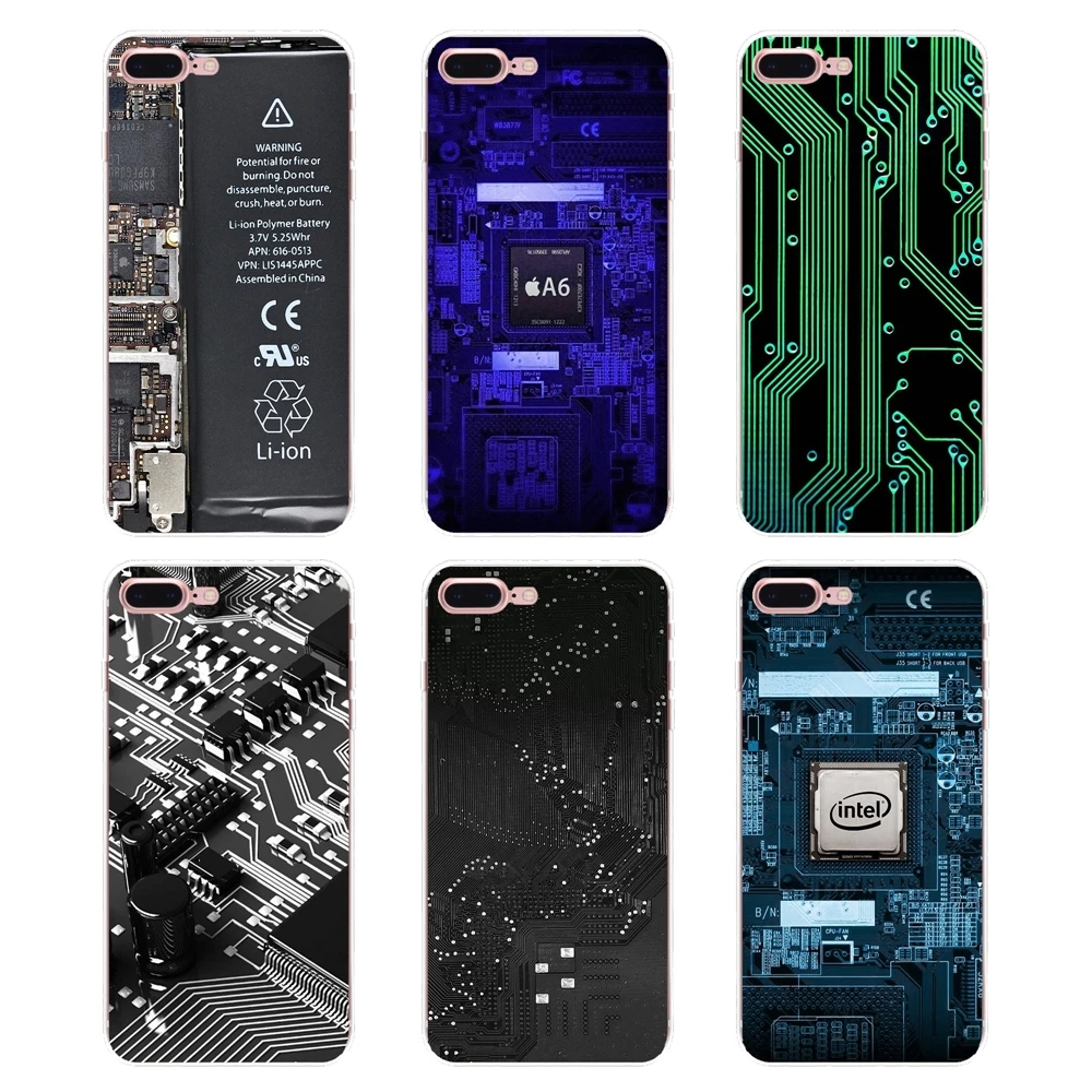 Silicone Phone Shell Cover funny motherboard For Xiaomi Redmi 4 3 3S Pro Mi3 Mi4 Mi4i Mi4C Mi5 Mi5S Mi Max Note 2 |