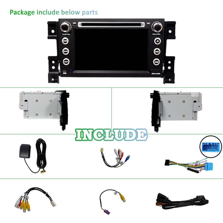 Perfect DSP IPS Android 9.0 4G 64G CAR GPS 2 DIN DVD PLAYER For SUZUKI GRAND VITARA 2007-2013 GPS RADIO STEREO SCREEN NAVIGATION 31