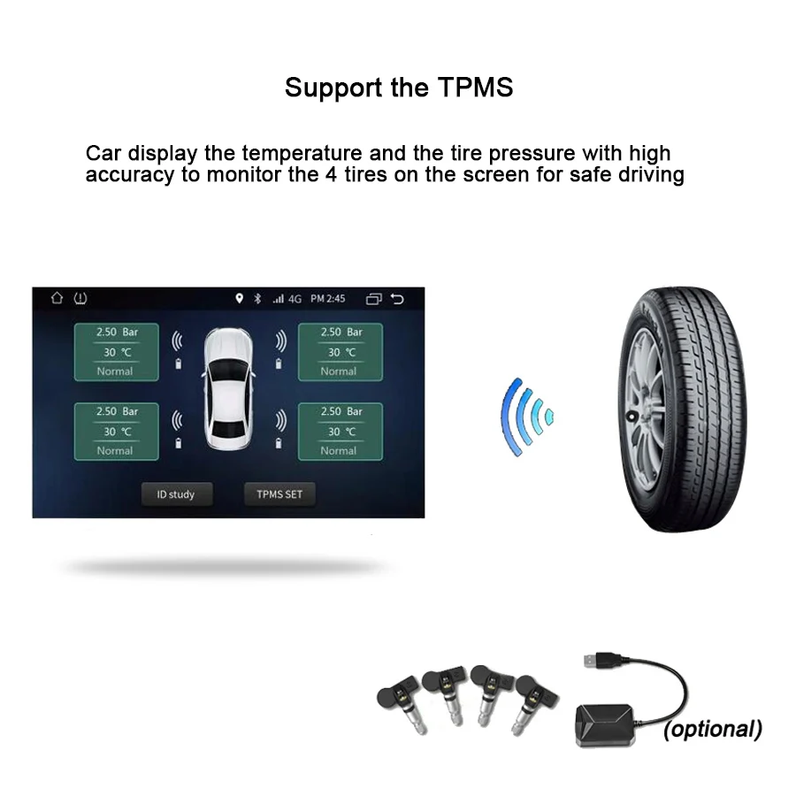 Top 6.2" Android 8.0 Car DVD Player For Toyota YARIS 2005- 2010 2011 4GB RAM 64G ROM 8 core Bluetooth auto RDS RADIO GPS Glonass Map 4