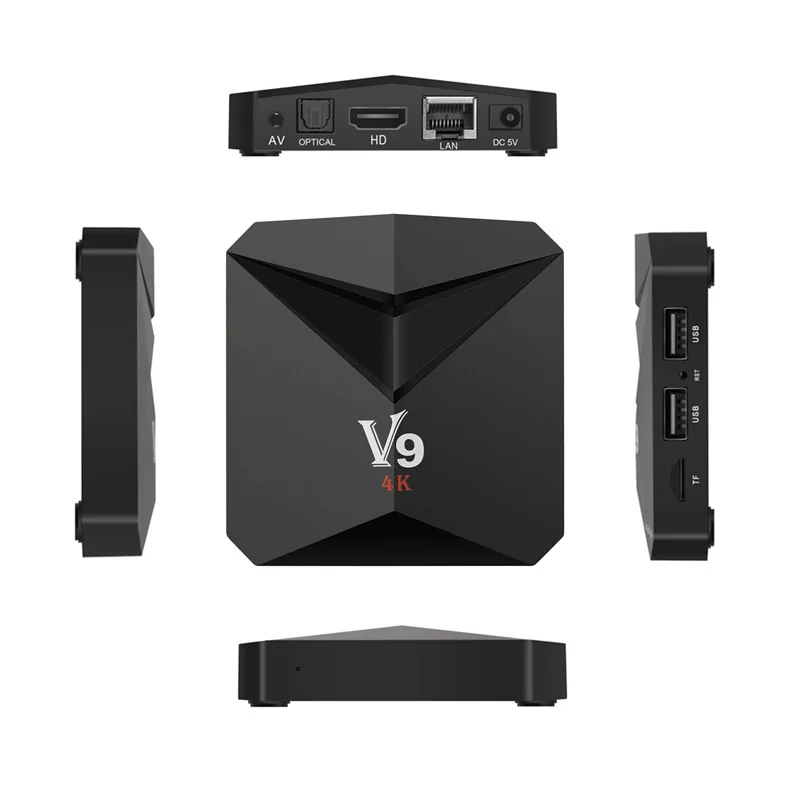 V9 Android 7 1 ТВ приемник с WiFi S912 Smart tv Box пульт дистанционного управления 2 Гб ram 8 rom TF