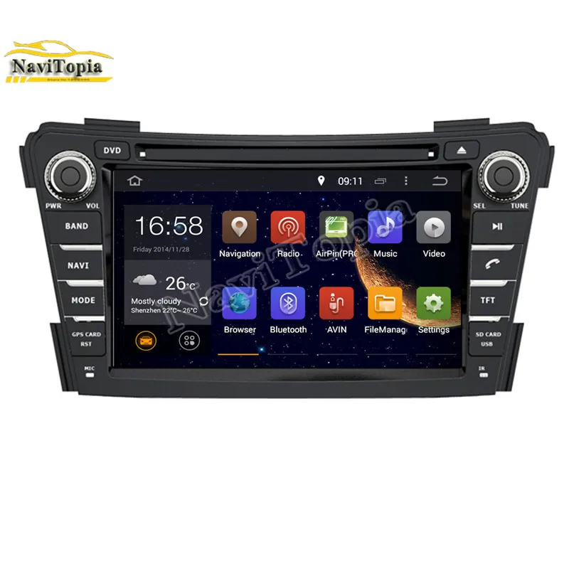 Best Octa Core 4G RAM 64G ROM Android 9.0 Car DVD Multimedia Player Auto GPS for Hyundai i40 2011 2012 2013 2014 2015 2016 2017- 0