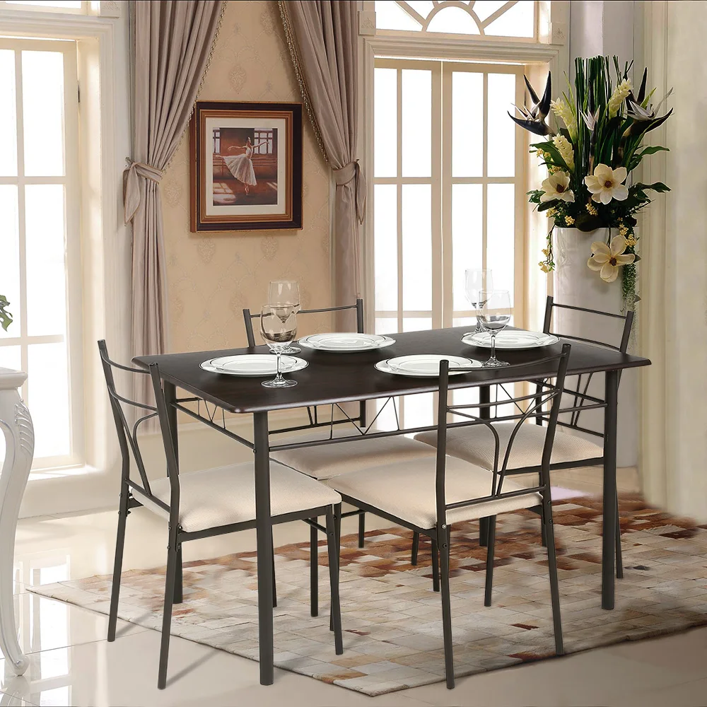 Online Get Cheap Modern Dinette Sets Aliexpresscom Alibaba Group - Ikayaa Pcs Modern Metal Frame Dining Kitchen Table Chairs Set For Personkitchen Furniture Kg online get cheap modern dinette sets aliexpresscom alibaba group - ikayaa pcs modern metal frame dining kitchen table chairs set for personkitchen furniture kg