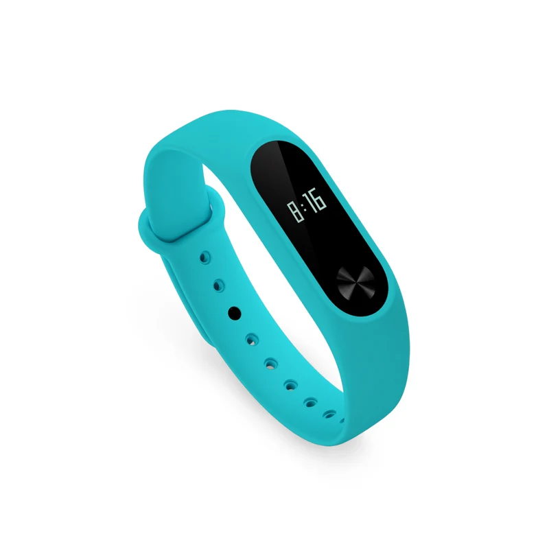 Оригинальный ремешок Xiaomi Mi Band 2 цветной сменный Браслет для часов силиконовый из