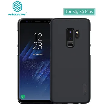 

for Samsung Galaxy S9 Plus Case Nillkin Frosted Shield Hard Back PC Cover Case for Samsung S9 Matte Phone Case +Screen Protector