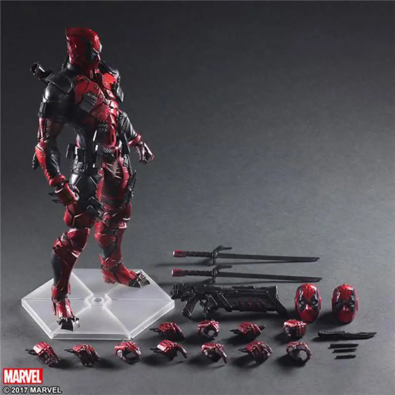 

Play Arts Marvel Super Hero Deadpool Action Figure PA Toys 10" 25cm