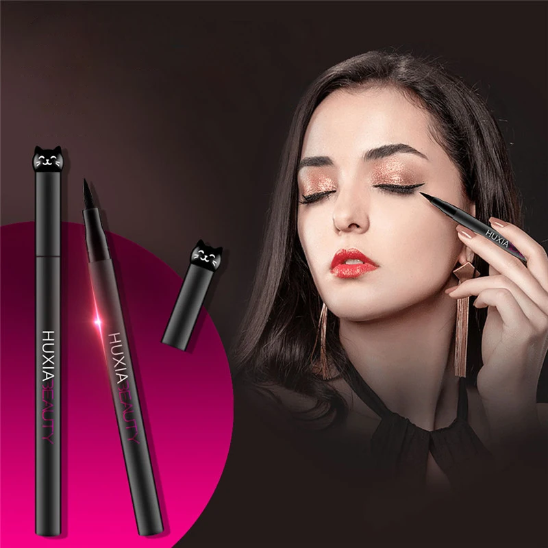 

Black Liquid Eyeliner Pencil Waterproof Cat Style Long Lasting Eye Liner Professional Eye Makeup Pen Beauty Costmetic Tool