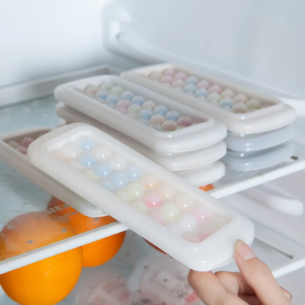 

High Quality Spherical Ice Tray ice lattice small ball 27 Molds Made In China 1pc Ice Mold 20 x 7 x 2cm 27-spherical LDPE L*5