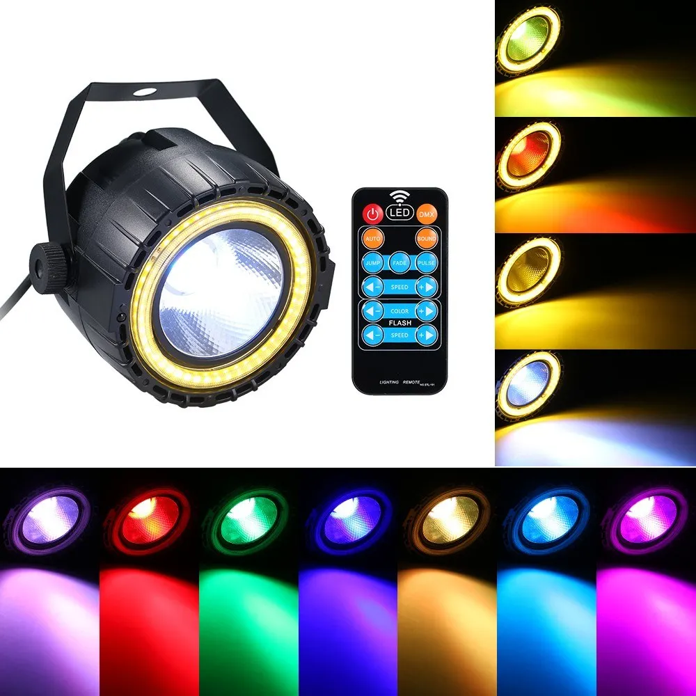 Mini Par Light RGB LED Stage Lighting DMX 512 Dream Lamp Strobe For Party Disco KTV | Лампы и освещение