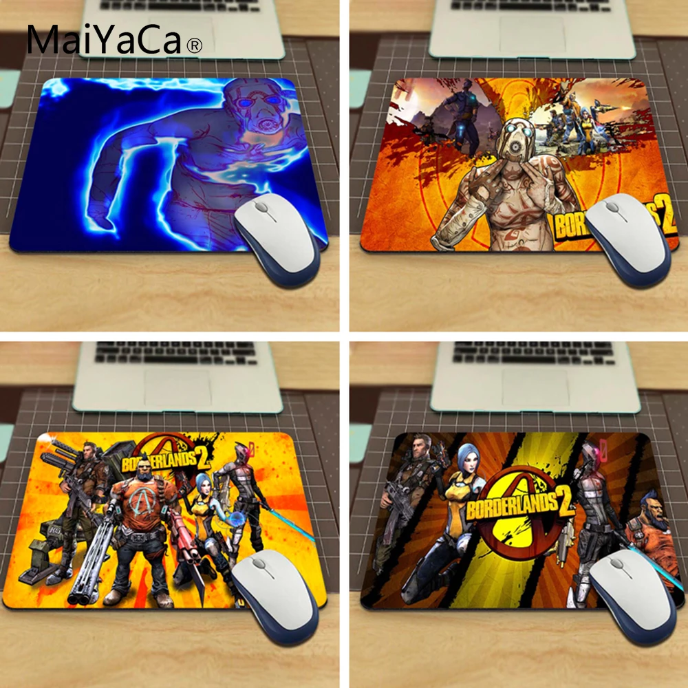 

MaiYaCa Borderlands 2 Silon Mouse Pad Mat Me Pad for Optal No Overlock Edge