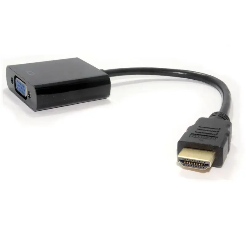 

HDMI to VGA 15 Pin Converter Adapter Cable Digital-Analogue