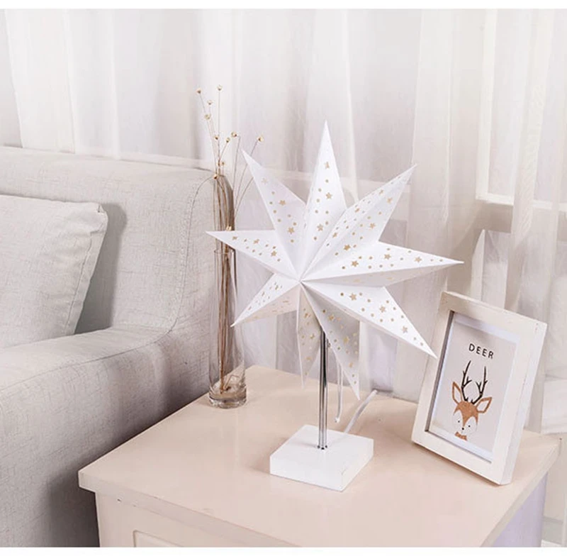 AC220V Creative Minimalist Modern Origami Pinwheel Star Bedroom Bedside Night Light Romantic Decoration Children Kid Gift (5)