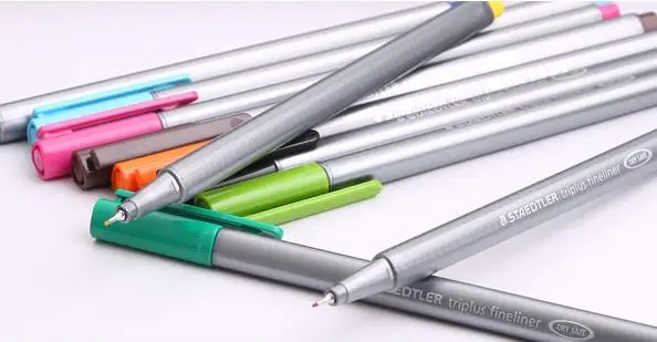 Немецкий Staedtler 334PC20 цветной эскиз фломастер 20 ручек+ Пенал Комплект